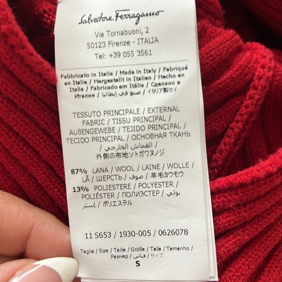 Salvatore Ferragamo red Dress size S - Picture 15 of 16